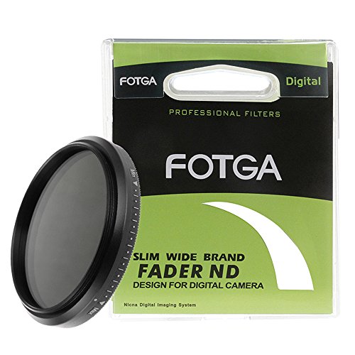 Product Cover FOTGA Slim Fader Variable ND Filter Adjustable ND2 to ND400 49mm Neutral Density,Suitable for Canon EF 50mm f/1.8 STM Lens