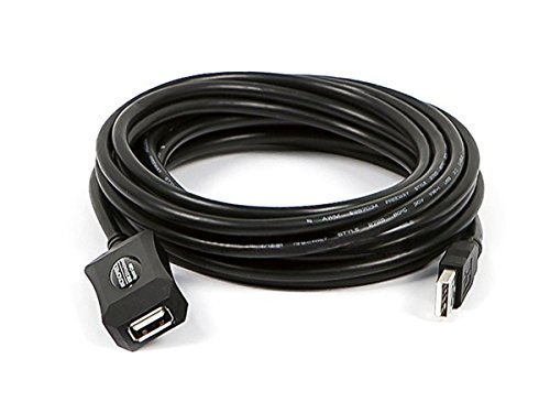 Product Cover Monoprice 16ft 5M USB 2.0 A Male to A Female Active Extension / Repeater Cable use with PlayStation, Xbox, Kinenct, Oculus VR, USB Flash Drive, Card Reader, Hard Drive, Keyboard, Printer, Camera and More!