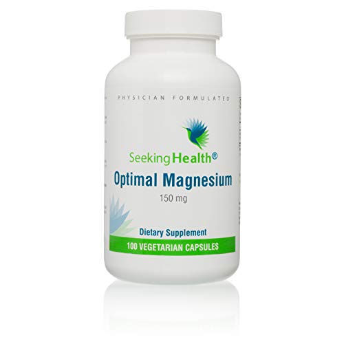 Product Cover Optimal Magnesium | 100 Vegetarian Capsules | Seeking Health | Provides 150 mg of Pure Magnesium | Magnesium Supplement