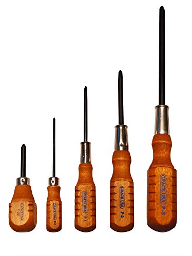 Product Cover Grace USA - Phillips Screwdriver Set - DP5 - Gunsmithing - Screwdrivers - 5 piece - Gunsmith Tools & Accessories