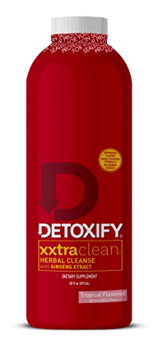 Product Cover Detoxify Xxtra Clean Herbal - Tropical Fruit Flavor- 20 oz | Professionally Formulated Extra Strength Herbal Detox Drink | Enhanced with Ginseng Extract & Milk Thistle Extract