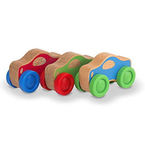 Product Cover Melissa & Doug Stacking Cars Wooden Baby Toy