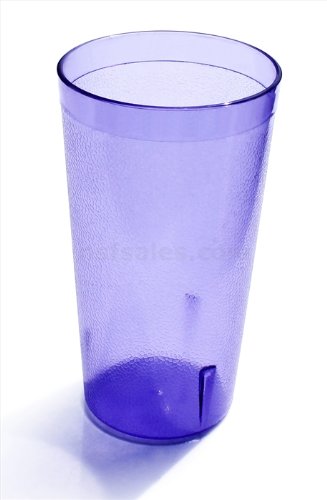 Product Cover New Star Foodservice 46281 Tumbler Beverage Cups, Restaurant Quality, Plastic, 12 oz, Blue, Set of 12