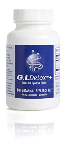 Product Cover Bio-Botanical Research GI Detox+, Gentle Full-Spectrum Binder with Zeolite Clay, Helps Remove Debris and Toxins, Supports Microbial Balance, 60 Capsules