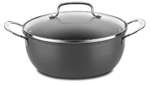 Product Cover Cuisinart 650-26CP Chef's Classic Nonstick Hard-Anodized 5-Quart Chili Pot with Cover