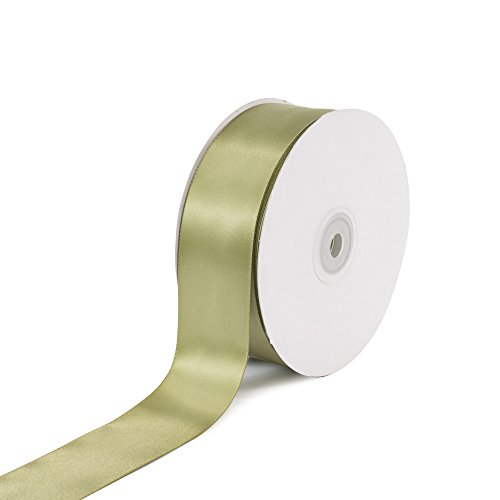 Product Cover Creative Ideas Solid Satin Ribbon, 1-1/2-Inch by 50 Yard, Moss Green', Solid