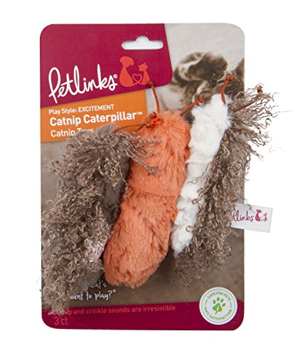 Product Cover Petlinks Catnip Caterpillar Cat Toy, 3 Pack