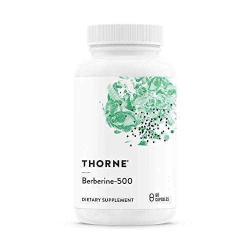 Product Cover Thorne Research - Berberine-500 - Botanical Compound to Support Blood Sugar Metabolism - 60 Capsules