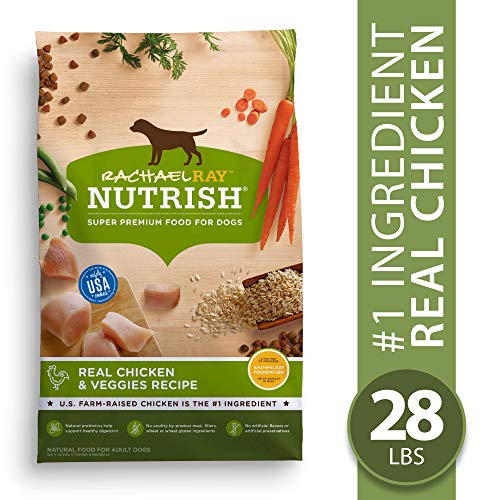Product Cover Rachael Ray Nutrish Premium Natural Dry Dog Food, Real Chicken & Veggies Recipe, 28 Lbs