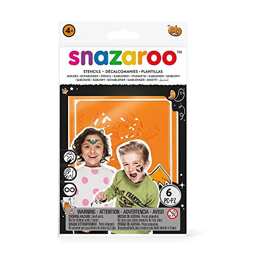 Product Cover Snazaroo Face Paint Stencils: Halloween Set