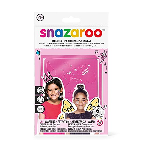Product Cover Snazaroo Face Paint Stencils - Girls Fantasy, Set of 6