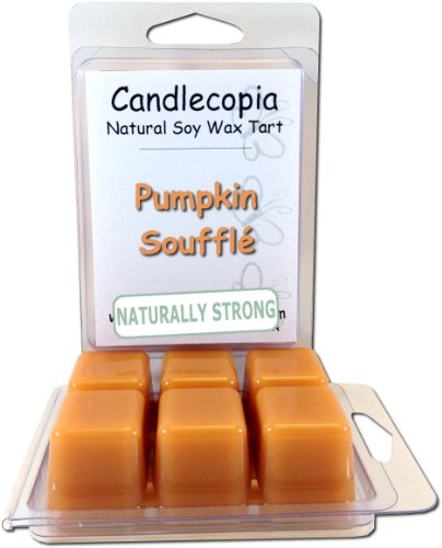 Product Cover Candlecopia Pumpkin Soufflé Strongly Scented Hand Poured Vegan Wax Melts, 12 Scented Wax Cubes, 6.4 Ounces in 2 x 6-Packs