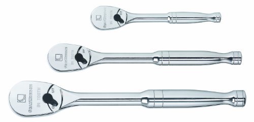 Product Cover GearWrench 81206F 3 Pc. Full Polish 84 Tooth Ratchet Set