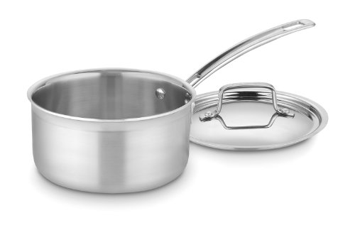 Product Cover Cuisinart MCP19-18N MultiClad Pro Stainless Steel 2-Quart Saucepan with Cover