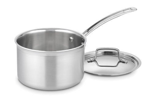 Product Cover Cuisinart MCP193-18N MultiClad Pro Stainless Steel 3-Quart Saucepan with Cover