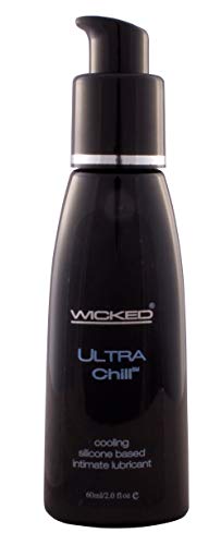Product Cover Wicked Sensual Care Collection Ultra Chill Silicone Based Lubricant Fragrance Free, 2 Ounce