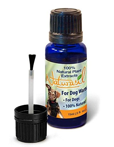 Product Cover Naturasil Dog Warts Removal Treatment - 100% Natural, No Acids, Animal Safe, Pain Free - 15mL