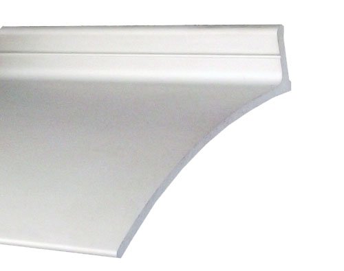 Product Cover Pemko Aluminum Door Bottoms Overhead Rain Top Drip, Clear Anodized, 2-1/2