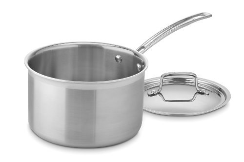 Product Cover Cuisinart MCP194-20N MultiClad Pro Stainless Steel 4-Quart Saucepan with Cover