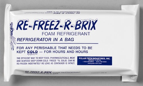 Product Cover Polar Tech RB30 Re-Freez-R-Brix Foam Refrigerant Pack, 9