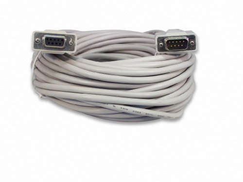 Product Cover YCS Basics 50 Foot DB9 9 Pin Serial / RS232 Male / Female Extension Cable