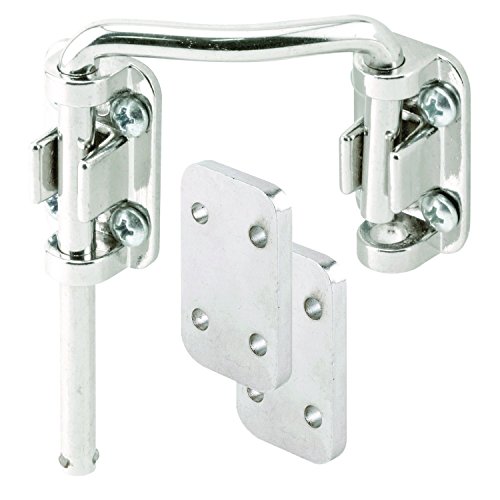 Product Cover Defender Security U 10537 Steel Nickel Plated Left Hand Sliding Door Loop Lock, 2-1/4