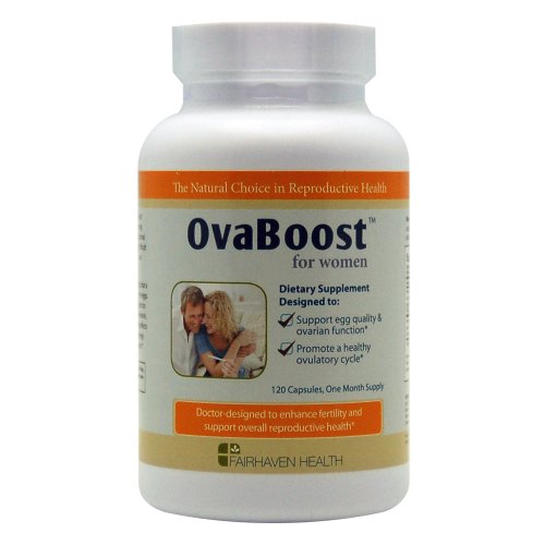 Product Cover OvaBoost Fertility Support - Myo-Inositol, Folate, CoQ10, Antioxidants - Improve Ovulation, Increase Egg Quality, Balance Hormones, Regulate Your Cycle