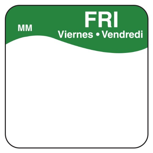 Product Cover DayMark Day of the Week Removable Label, Friday, 1