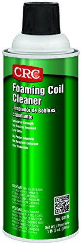 Product Cover CRC Foaming Coil Cleaner, 18 oz Aerosol Can, Clear/Yellow