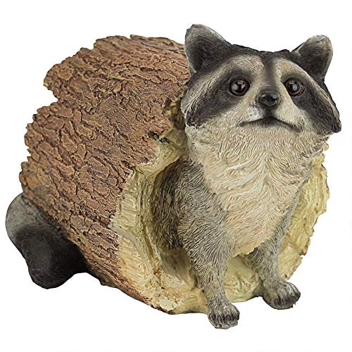 Product Cover Design Toscano Bandit the Raccoon Garden Animal Statue, 10 Inch, Polyresin, Full Color