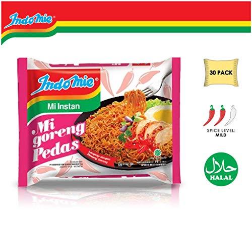 Product Cover Indomie Instant Fried Noodles Spicy/Hot for 1 Case (30) by Indomie