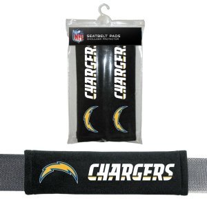 Product Cover Fremont Die NFL Los Angeles Chargers Seat Belt Pad (Pack of 2)