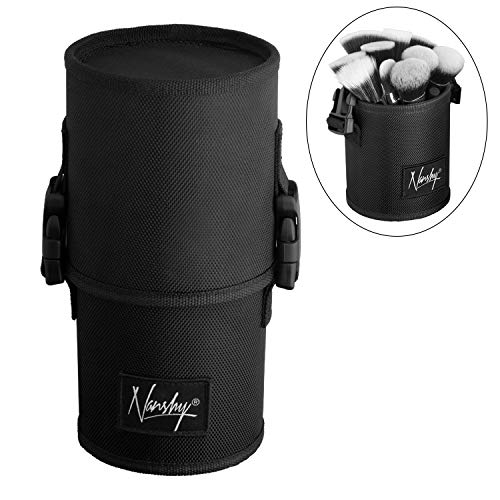 Product Cover Nanshy Travel Makeup Brush Case (Large Black Cup Holder Without Make Up Brushes)