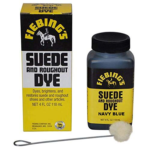 Product Cover Fiebing's Suede and Roughout Dye - 4 Ounces, Navy