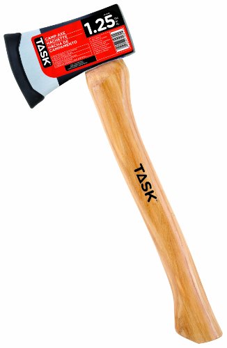 Product Cover Task Tools T72030 1-1/4-Pound Camp Axe with  Hickory Handle