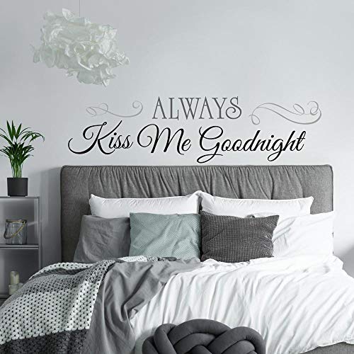 Product Cover RoomMates Always Kiss Me Goodnight Quote Peel and Stick Wall Decals , 10 inch  x 18 inch - RMK2084SCS