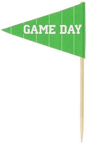 Product Cover Beistle 60106 50-Pack Game Day Football Picks for Parties, 2-1/2-Inch