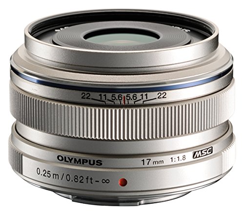 Product Cover Olympus M.Zuiko Digital 17mm F1.8 Lens, for Micro Four Thirds Cameras (Silver)
