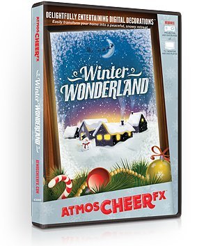 Product Cover AtmosFX Winter Wonderland Digital Decorations DVD for Winter and Christmas Holiday Projection Decorating