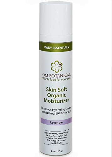 Product Cover Skin Soft ORGANIC MOISTURIZER with Natural Sunscreen 4 oz | Best Daily Face Moisturizing Cream Unbleached, Unprocessed for Men, Women for All Skin Types | Cruelty Free, Vegan, Skin Care Lotion