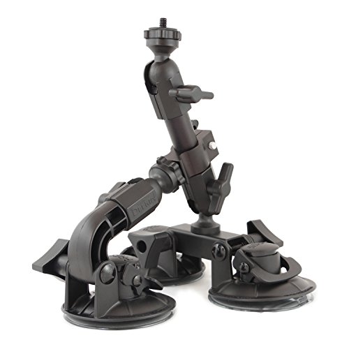 Product Cover Delkin DDMNT-TRIPLE Fat Gecko Three-Arm Suction Mount (Black)