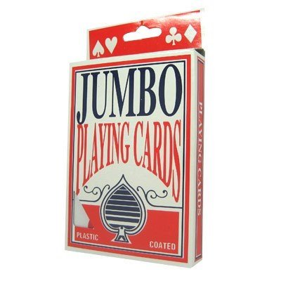 Product Cover DELUXE JUMBO PLAYING CARDS! Easy to Hold, Easy to Read!