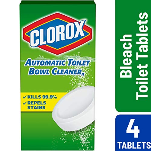 Product Cover Clorox Automatic Toilet Bowl Cleaner Tablets with Bleach - 3.5 Ounces Each, 4 Count