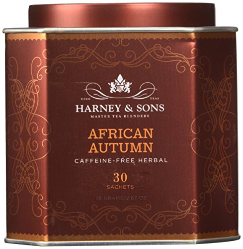 Product Cover Harney & Sons African Autumn, Caffeine-Free Herbal Tea, 30 Sachets, 2.67 oz (75 g)
