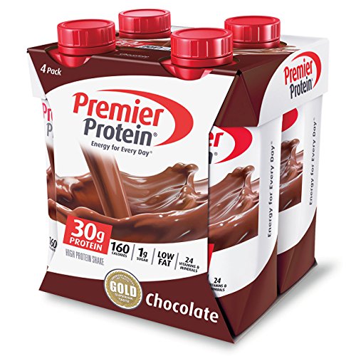 Product Cover Premier Protein 30g Protein Shakes, Chocolate, 11 Fluid Ounces, 4 Per Pack