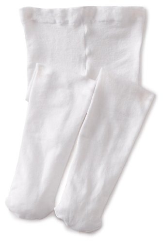 Product Cover Jefferies Socks Baby-Girls Infant Pima Tight, White, 0-6 Months