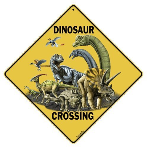 Product Cover CROSSWALKS Dinosaur Crossing Sign - 12