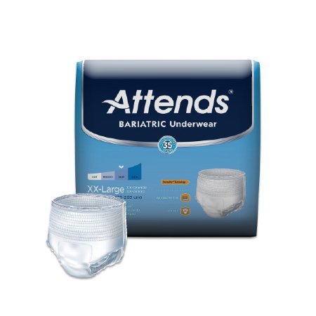 Product Cover Attends Underwear Extra Absorbency 250 lb./2XL to 3XL/Qty 12
