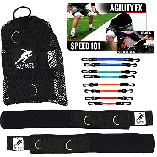 Product Cover Kbands | Speed and Strength Leg Resistance Bands | Includes Speed 101 and Agility FX Digital Training Programs (User Weight More Than 110 lbs)