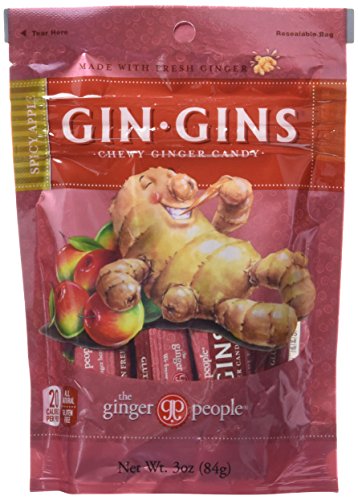 Product Cover The Ginger People Ginger Chews, Spicy Apple, 3-Ounce Bag
